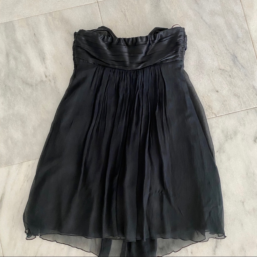 🚫 SOLD - EXPRESS BLACK STRAPLESS DRESS - Picture 5 of 12